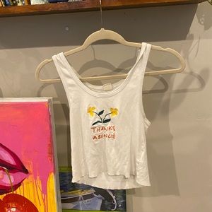 UO embroidery tank top